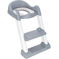 Toilet Trainer Padded Seat - White/Grey