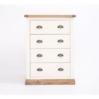 Tropea 4 Drawer Chest of Drawers Brass Cup Handle