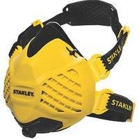 Stanley P3 Dust Mask, Reusable Respirator Mask with Face-Fit-Check Technology & Maximum 99.99% P3 Fitted Filters. Dust masks for building work, dust masks for fine dust, P3 mask & sanding mask – M/L