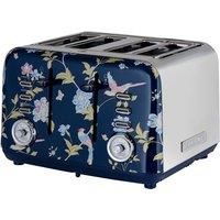 Laura Ashley VQSBT583BSUK Elveden 4 Slice Toaster - Blue