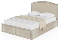 GFW Madrid Double End lift Ottoman Bed - Light Wood