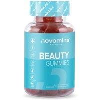 Hair Vitamins - Vegan - Gluten Free - Chewable Biotin Gummies - Biotin Hair Growth - Skin Hair Nail Supplements for Women & Men- 1 Month Supply – Hair Vitamins by Novomins