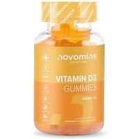 Vitamins D3 Gummies by Novomins Nutrition - 4000 IU Vitamin D - Chewable Vitamin D Gummies - High Strength Vitamin D - Gluten Free - VIT D - Vitamin D Gummies