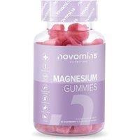 Magnesium Gummies - Vegan - 1 Month Supply - Gluten Free - Chewable Magnesium Supplements - 800mg Magnesium Citrate Providing 120mg of Magnesium - Made by Novomins