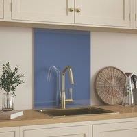 Splashback Bluebell Shimmer Self-Adhesive Kitchen Splashback 600mm x 750mm x 6mm (183YR)