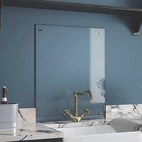 Laura Ashley Clear Glass Splashback, (H)750mm (W)600mm (T)6mm