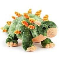 Zappi Co Childrens 100% Recycled Stuffed Soft Cuddly Large Plush Toy Lifelike Stuffed Animal for Boys Kids (49cm Length) (Ankylosaurus)