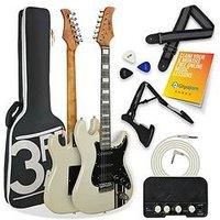 3Rd Avenue Stateside Series Electric Guitar Pack - Atlantic White