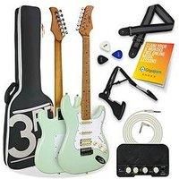 3Rd Avenue Stateside Electric Guitar Pack - Liberty Green