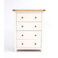 Maggiori 4 Drawer Chest of Drawers Brass Knob