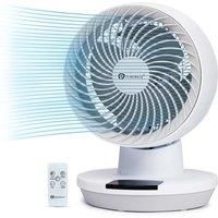 8" Air Circulator Fan PureMate Portable Oscillation Desktop Cooling Fan Remote