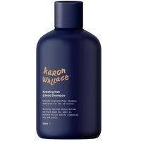 Aaron Wallace Hydrating Hair & Beard Shampoo With Blackseed Oil & Mango Butter - Natural Cleanser For Coarse, Curly & Afro Hair types