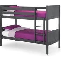 Julian Bowen Bella Bunk Bed, Anthracite, Single