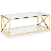 Julian Bowen Miami Coffee Table, Gold