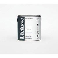 LickPro Matt White 01 Emulsion Paint 2.5Ltr (969JX)