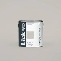 LickPro Matt Grey 02 Emulsion Paint 5Ltr (345JY)