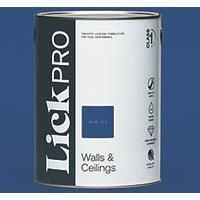 LickPro Eggshell Blue 111 Emulsion Paint 5Ltr (584JX)