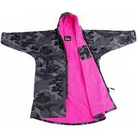 Dryrobe Advance Long Sleeve Small RRP £ 165 Black Camouflage / Pink