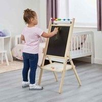 Liberty House Toys Rotary Easel, Natural Wood, H870 x W430 x D430mm