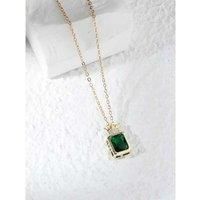 Emerald Green Crystal Necklace