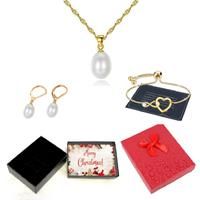 Necklace, Bracelet & Earrings - Xmas Box - Silver