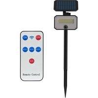 ENER-J 8W PIR Solar Floodlight & Remote with Solar Panel, 6000K