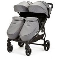 Ickle Bubba Venus Double Stroller - Black