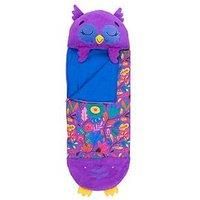 High Street TV Unisex-Youth Owl (Medium) Sleeping Bag, Purple