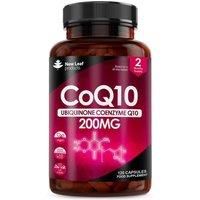 CoQ10 200mg - Co Enzyme Pure Ubiquinone CQ10 Of Coenzyme Q10 120 Vegan Capsules