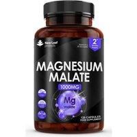 Magnesium Supplements 1000mg - Pure Magnesium Malate Capsules - Bones & Sleep Support - High Absorption Elemental Magnesium - Vegan High Strength Magnesium - 2 Months Supply - Not Magnesium Tablets