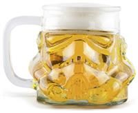 Original Stormtrooper Beer Glass, Transparent, 1 Pint Size (600ml), Original Fan Merchandise, Perfect Birthday Gifts for Men and Women, Perfect for Collectors and Beer Enthusiasts - Thumbs Up!