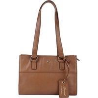 'Glamour' Real Leather Shoulder Handbag