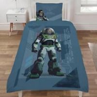 Coco Moon Disney Pixar Buzz Lightyear Space Ranger Reversible Single Duvet And Pillow Bedroom Accessories Bedding Set For Boys And Girls