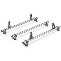 Van Guard 3x ULTI Roof Bars + 4 load stops for Nissan NV400 2010-Onwards | L1, L2, L3, L4 | H1, H2 | VG286-3