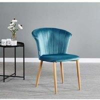 Set Of 2 Ellie Velvet Dining Chairs