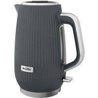 BREVILLE Linear VKT245 Jug Kettle - Grey & Chrome, Black,Silver/Grey