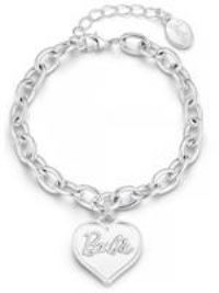 Barbie Chunky Heart Bracelet - Silver