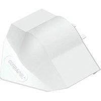 Corrapol White Aluminium Ridge Capping (L)0.1mm (W)160mm