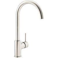 Streame by Abode Nico Swan Single Lever Mono Mixer Brushed Nickel (695JM)