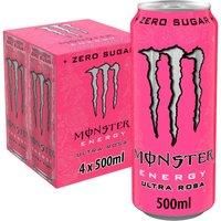 Monster Energy Drink Ultra Rosa 4 x 500ml