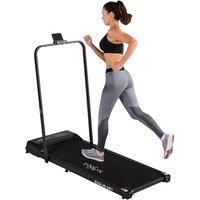 Evolve 2-in-1 Walking Pad Treadmill Under Desk W/Handle Bar Indoor Fitness Equi