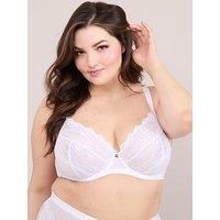 Oola Underwired Bra Size UK 42F PLUS Unpadded Supportive - White