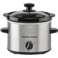 Hamilton Beach /'The Mighty Mini/' 1.8L Silver Slow Cooker