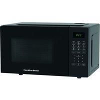 Hamilton Beach 20L Essential Microwave, Digital Controls, LED Display, 8 Presets Functions, 10 Power Levels, Speed Defrost, Child Lock, 700W - HB20P7PDB, Black