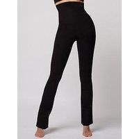 Extra Strong Compression High Waisted Slim-fit Bootcut Black