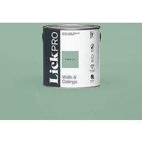 LickPro Matt Green 15 Emulsion Paint 2.5Ltr (774JY)