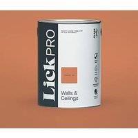 LickPro Eggshell Orange 04 Emulsion Paint 5Ltr (896JX)