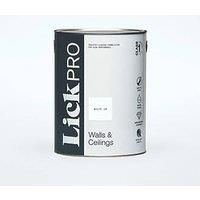 LickPro Eggshell White 10 Emulsion Paint 5Ltr (247JY)