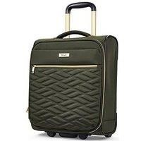 Rock Sloane Underseat Cabin Trolley Bag Easyjet Carry on Size 45x36x20 in Khaki