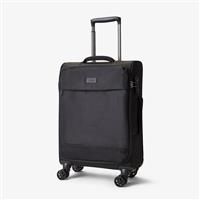 Rock Luggage Paris 8 Wheel Softshell Lightweight Small Suitcase With Lock -Black